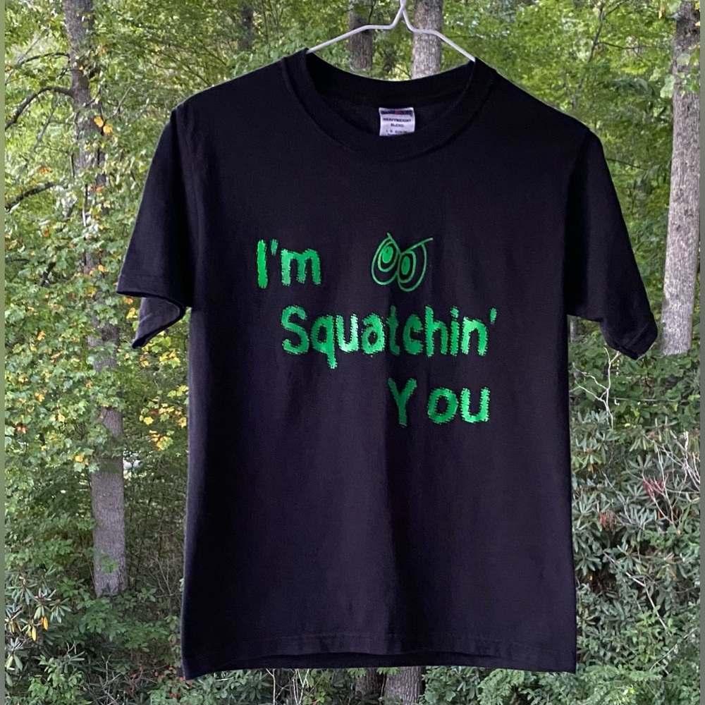 JERZEES Heavyweight Blend I’m Squatchin’ You Kids Short Sleeve T-shirt Large